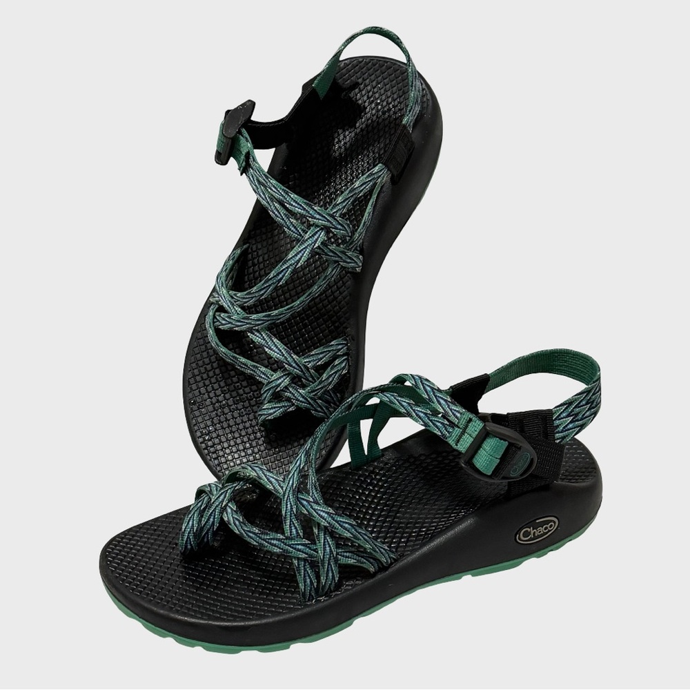 Chaco Women's ZX/2 Dual Adjustable Straps Classic Sandal black/teal
